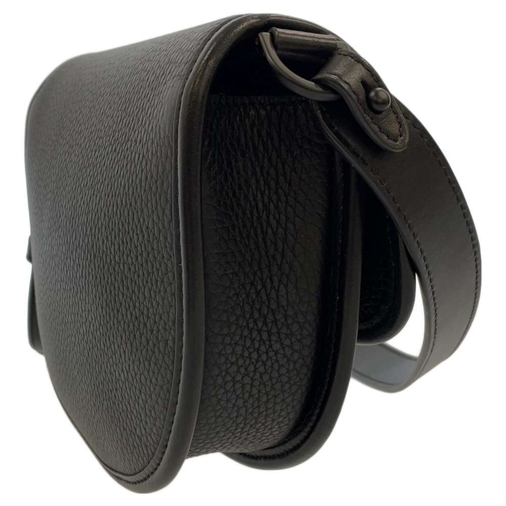 Dior - Leather Shoulder Christian  Black GALLOP Bag